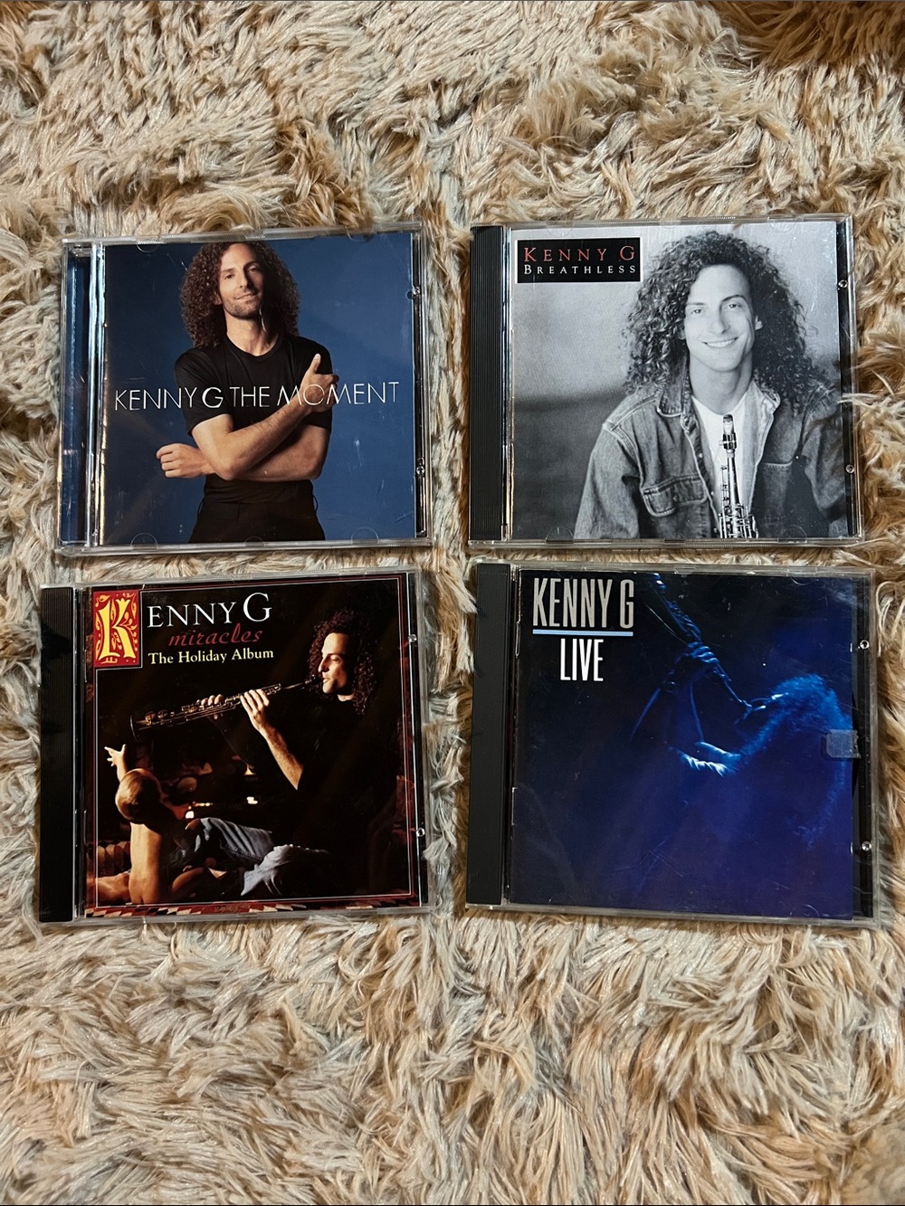 Kenny G CD Collection - Moment, Breathless, Miracles, Live / x4 CDs
